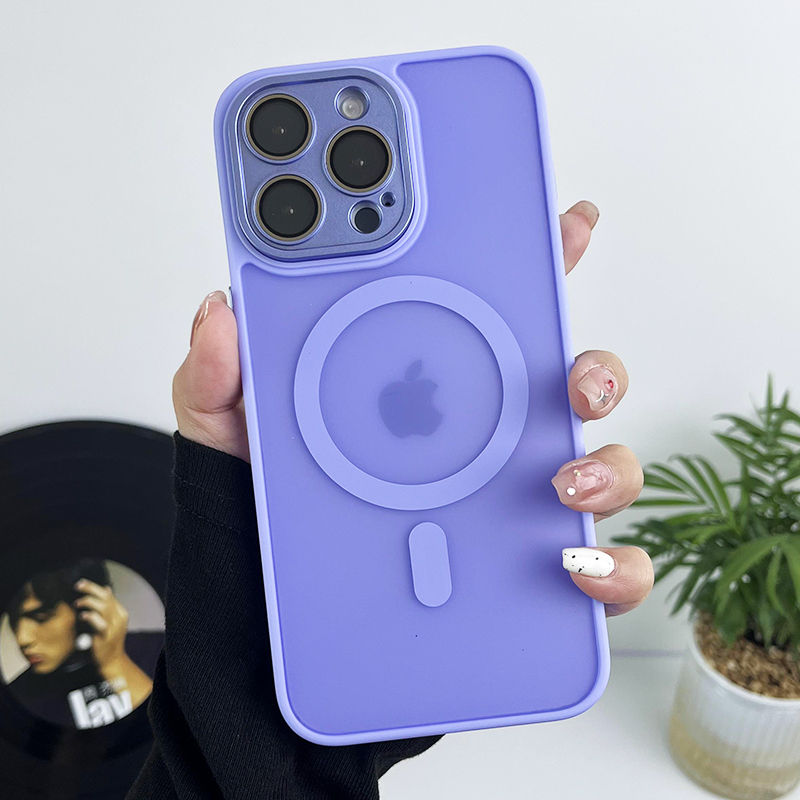Thumbnail: Matte Magnetic Clear Ultra Thin Slim Phone Case for Iphone 11 12 13 14 15 Pro Ma