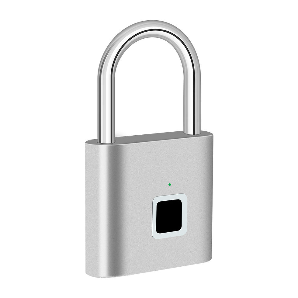 Thumbnail: KERUI Keyless USB Charging Fingerprint Lock Smart Padlock Waterproof Door Lock 0