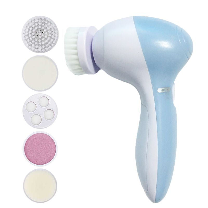 Thumbnail: Electric Facial Cleaner 5 IN 1 Face Cleansing Brush Wash Machine Spa Skin Care M
