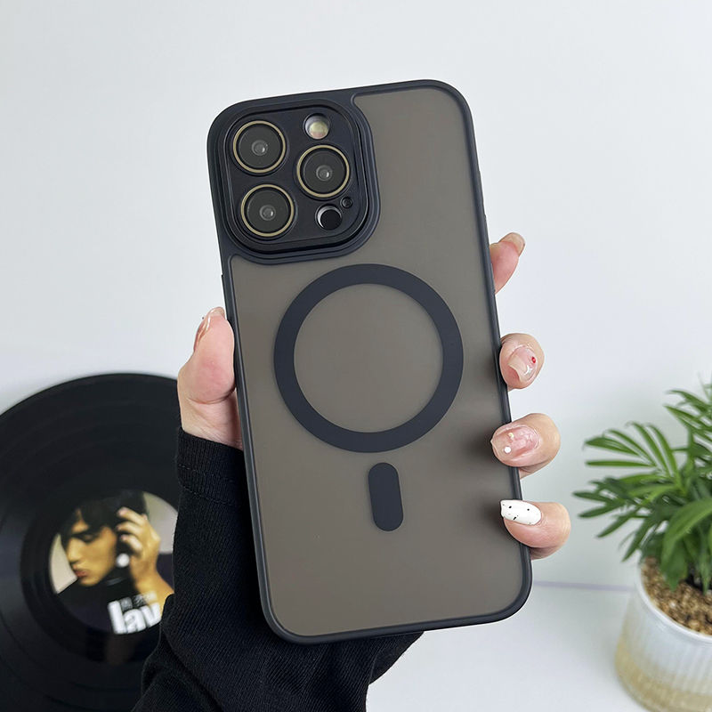 Thumbnail: Matte Magnetic Clear Ultra Thin Slim Phone Case for Iphone 11 12 13 14 15 Pro Ma