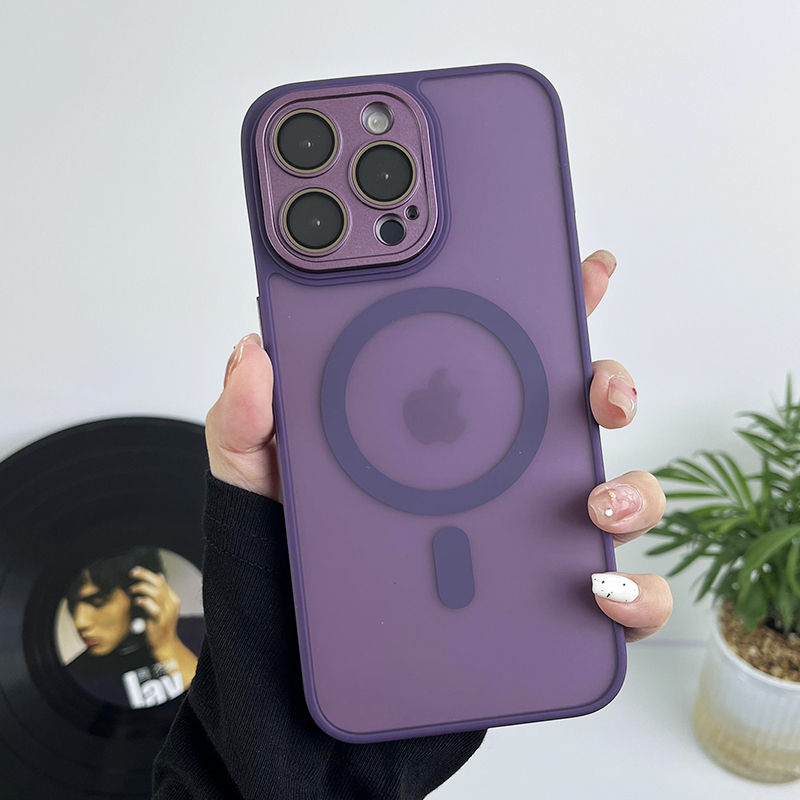 Thumbnail: Matte Magnetic Clear Ultra Thin Slim Phone Case for Iphone 11 12 13 14 15 Pro Ma