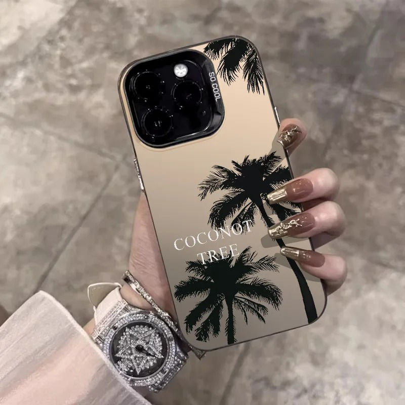 Miniatura: Capinha de Celular Estampa Coco Tropical para Diversos iPhones