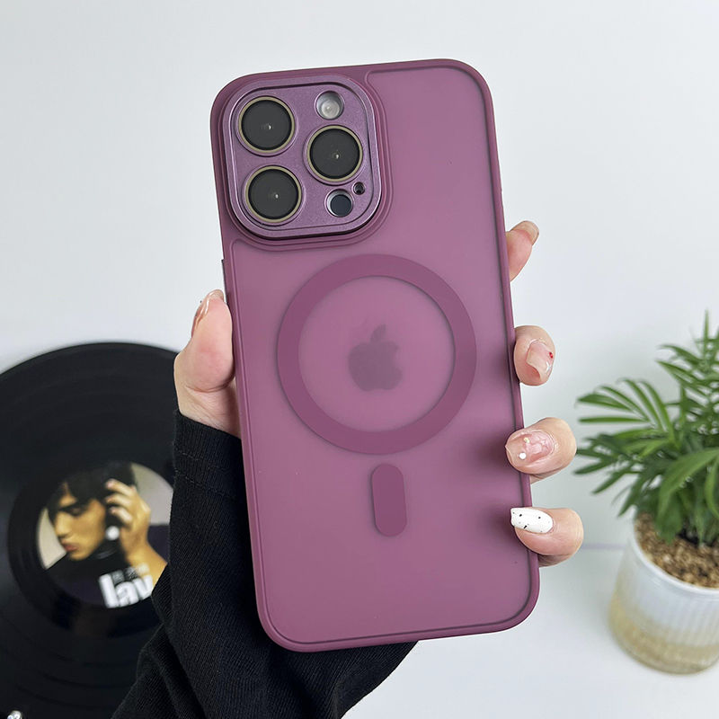 Thumbnail: Matte Magnetic Clear Ultra Thin Slim Phone Case for Iphone 11 12 13 14 15 Pro Ma