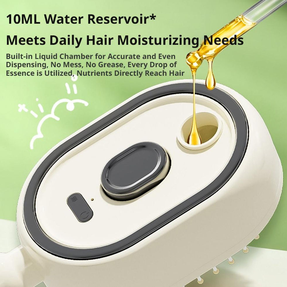Thumbnail: Electric Spray Hair Brush with Water Spray Air Cushions Steam Massage Comb Recha