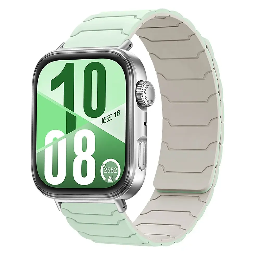 Miniatura: Pulseira Esportiva de Silicone Magnética - Compatível com Huawei Watch Fit