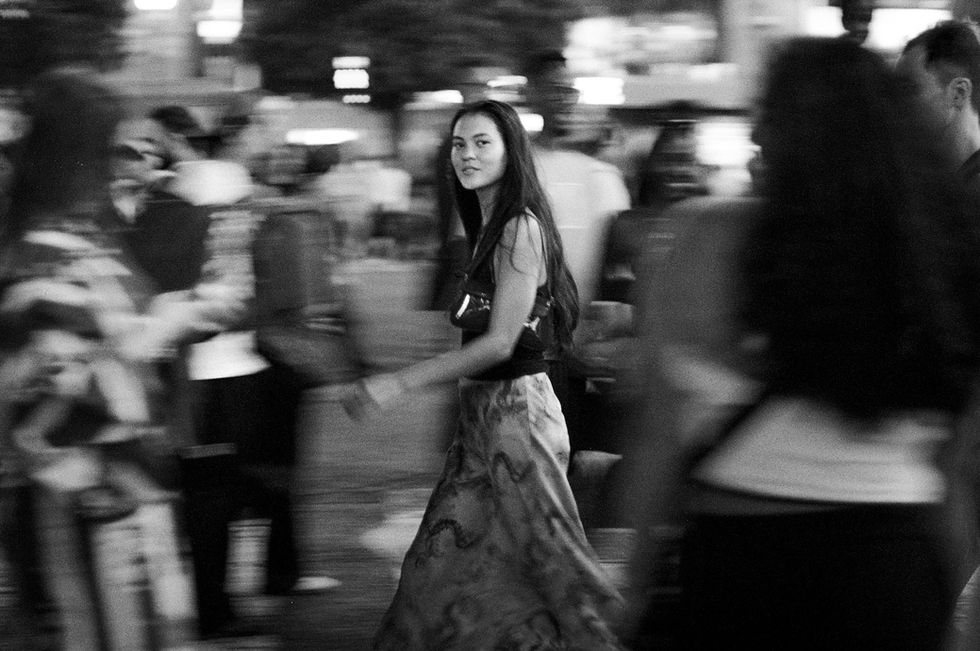 Shibuya Crossing slow shutter photography Jarrah Hatchett and Grace Chance film and media