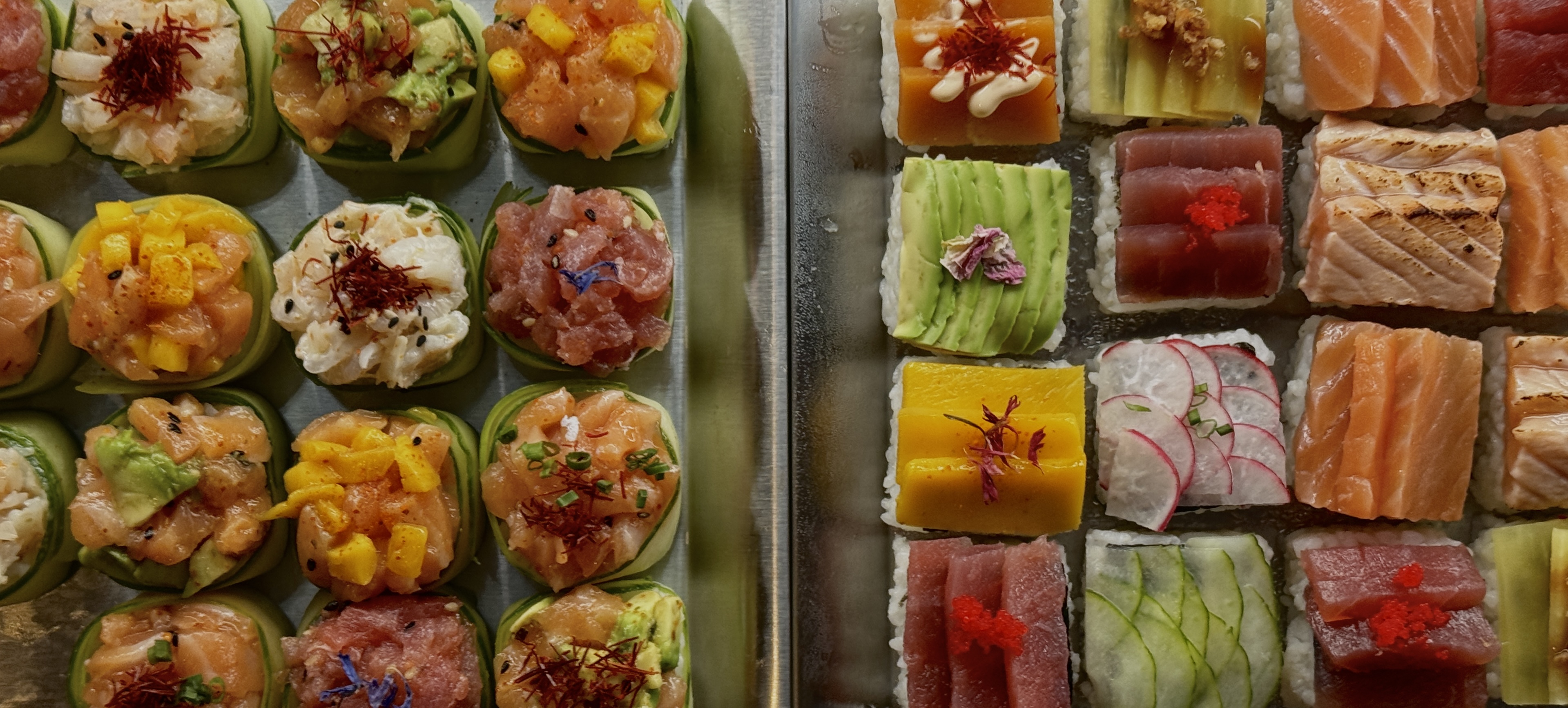 Arranged Food and Objects