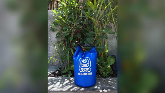 bolso azul
