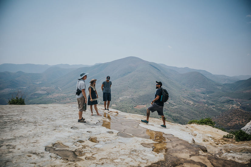 Hierve el Agua view