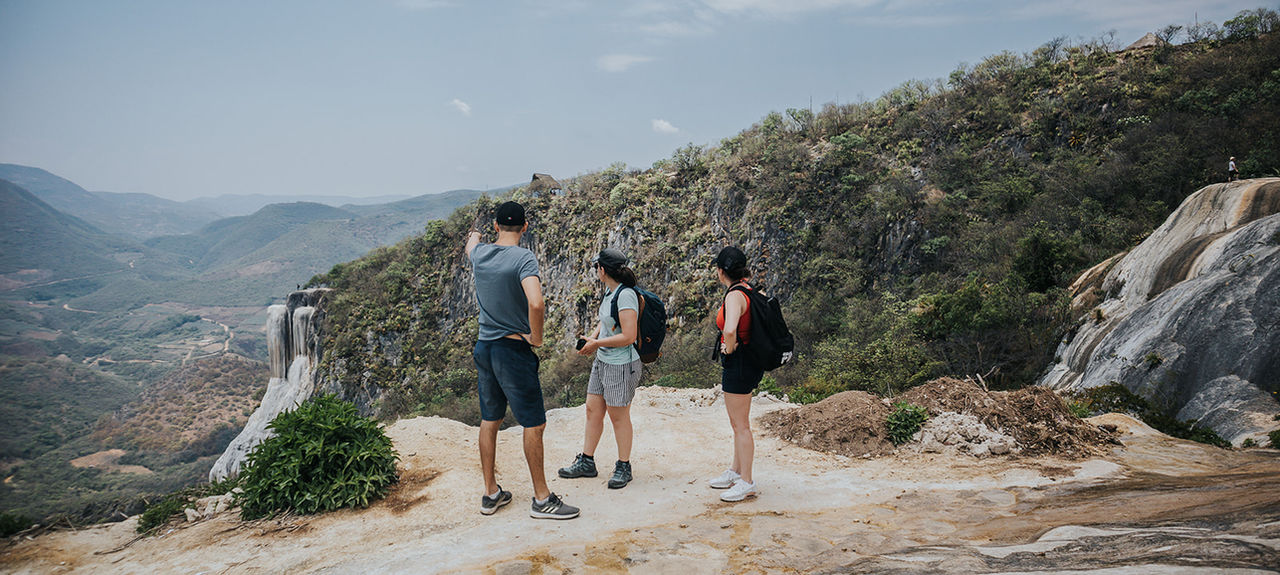 Hierve el agua waterfall