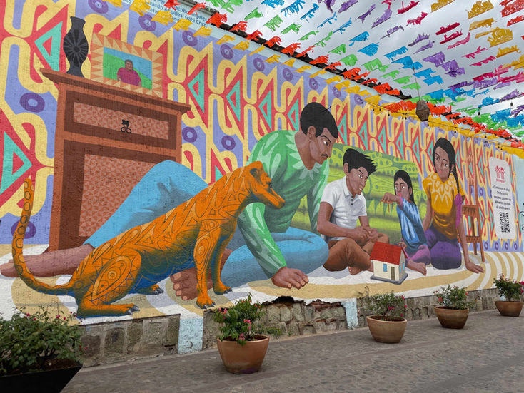 murals in oaxaca