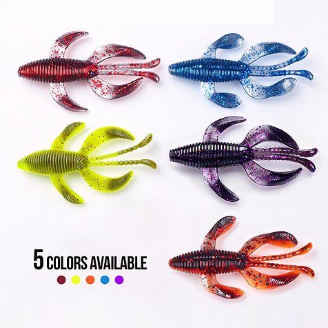 crawdad lures for fishing FONMANG Crawfish Bass Fishing, Pre-Rigged Soft Lures, Amazing Bass Fishing Gifts for Men, 3inch, 5/8oz, 5Pcs : Sports & Outdoors The ultra Rebel Wee Crawfish Cajun Crawdad