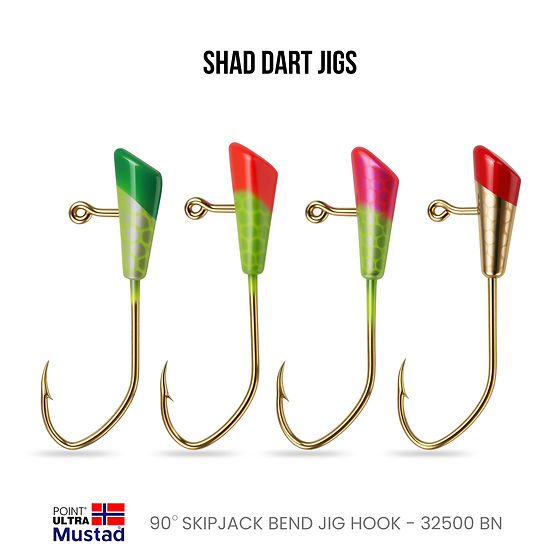 たくむ SHAD DART JIGS (50PC/PACK) | Ray Fishing