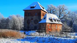 Zamek w Witkowie. Jego rycerze wsparli Krzyżaków pod Grunwaldem