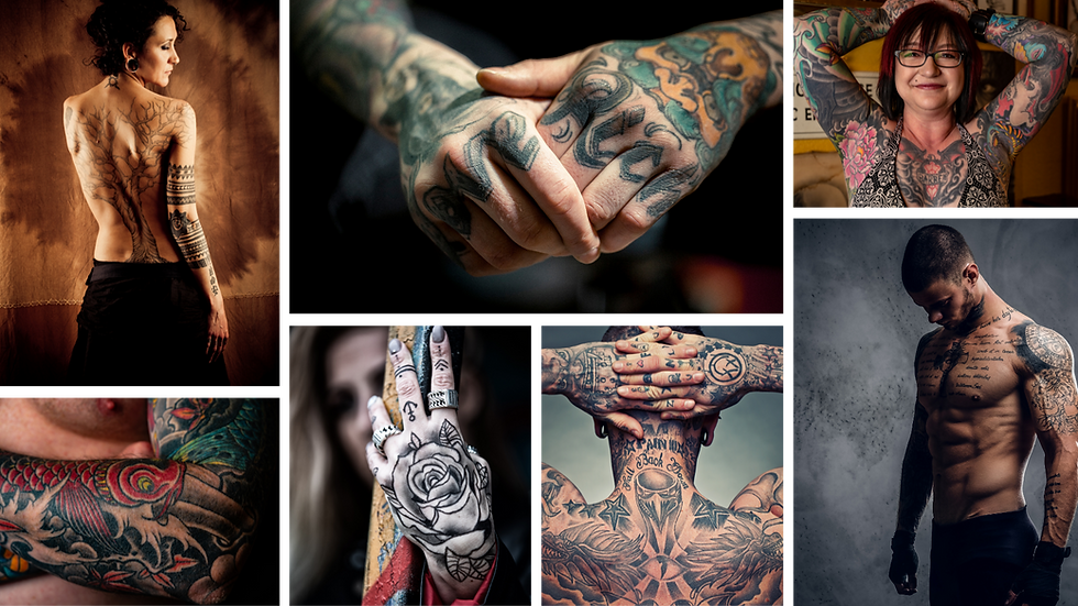 Coleção de fotos de tatuagens em diversos estilos e pessoas