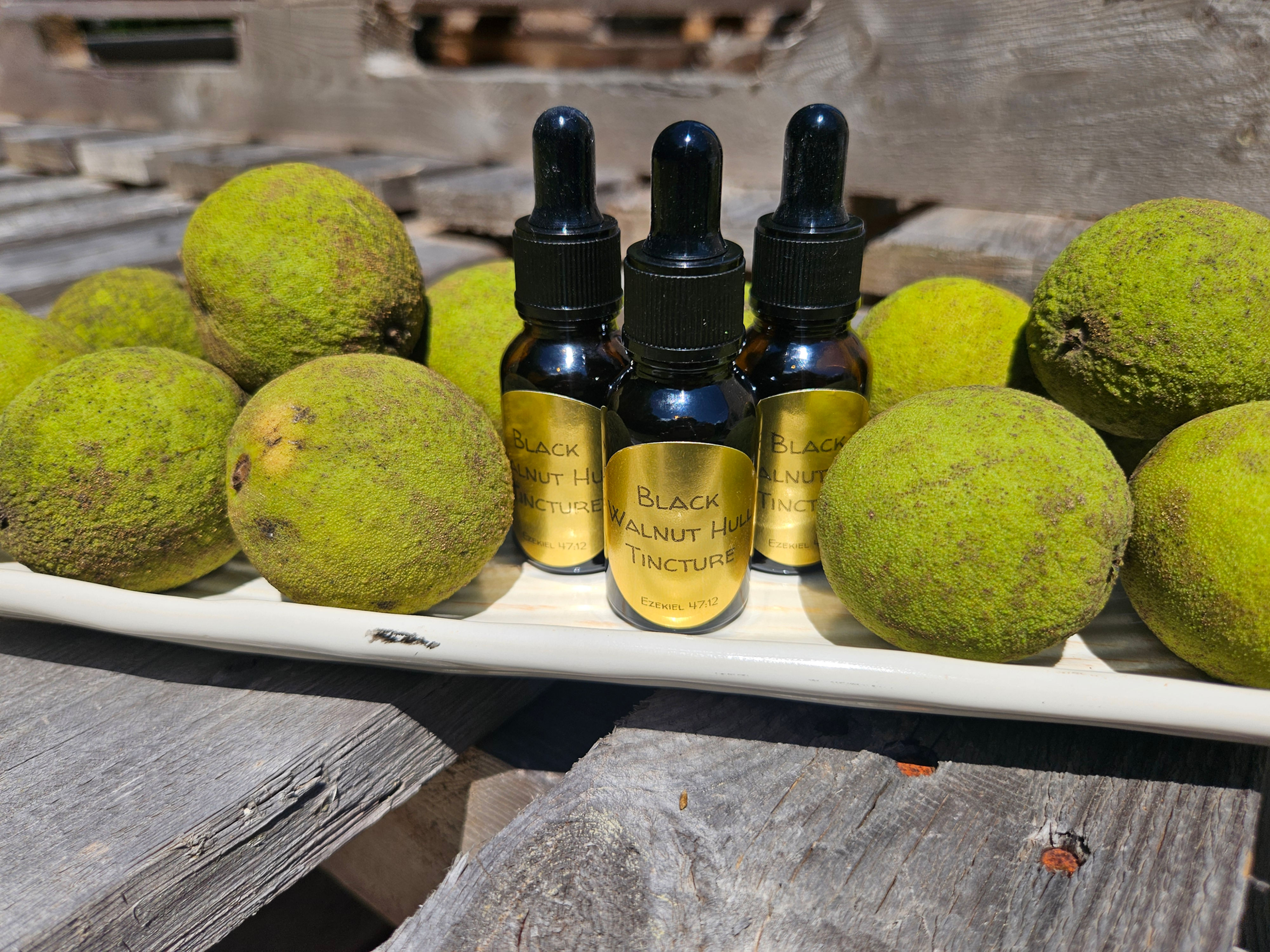 Black Walnut Hull Tincture!