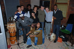 TFB w Rafiki Jazz_Yellow Arch studio recdg Feb 2009