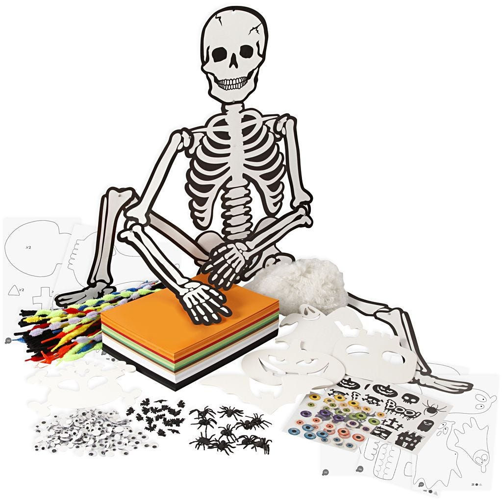 Halloween knutselbox-63 stuks