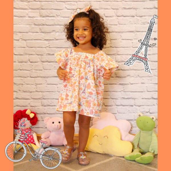 Miniatura: Vestido Vintage 2 em 1 + Faixa- Petit Paris