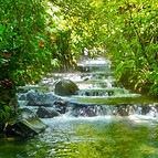Tabacon Hot Springs River at Arenal Volcano, Alajuela, San Carlos, Costa Rica.jpg