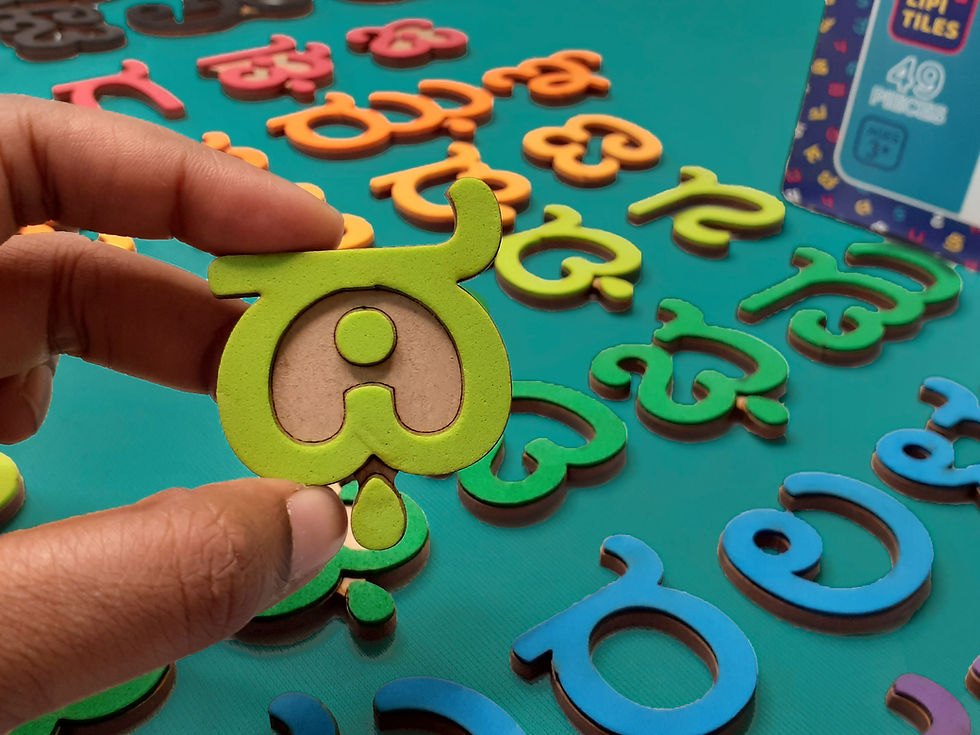थंबनेल: Lipi Tiles® Magnetic Kannada Edition