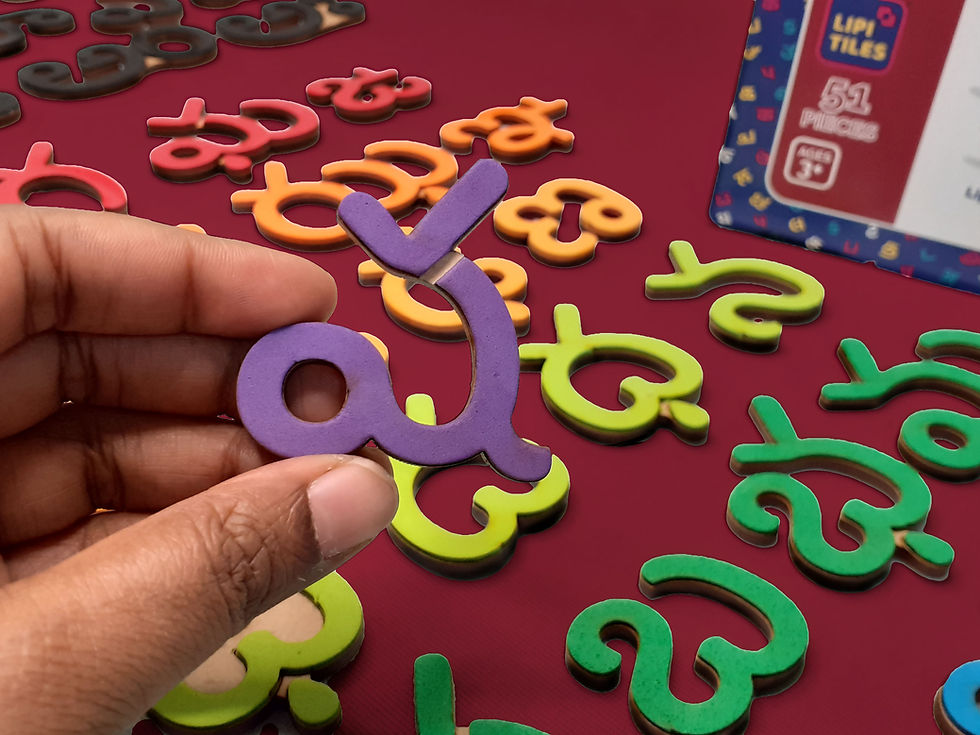थंबनेल: Lipi Tiles® Magnetic Telugu Edition