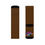 Thumbnail: Brown Plain Polyester Spandex Socks with Kezhamari Brand Logo Print