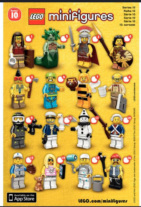 Miniatura: Minifigures Series 10