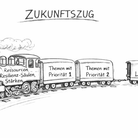 Spring auf - auf deinen Zukunftszug