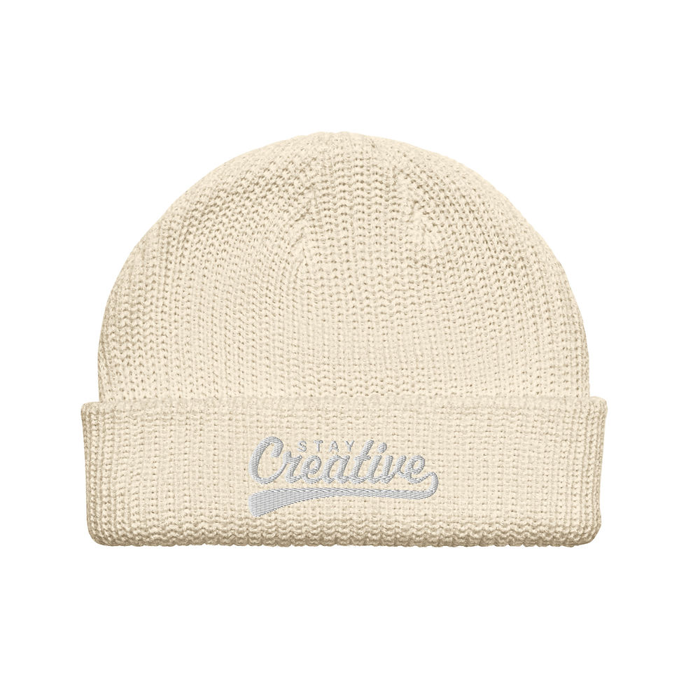 Thumbnail: Fisherman Beanie "Stay Creative"