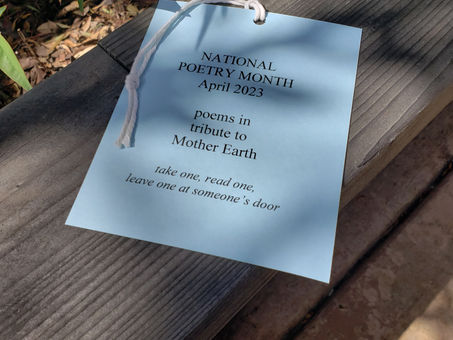 National Poetry Month Project: Door Hangers