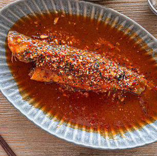 Poisson Braisé Sauce Pimentée