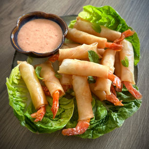 Rouleaux frits aux crevettes 