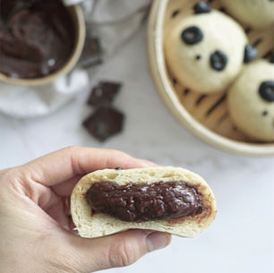 BAO SUCRÉ FOURRÉ D'UNE GANACHE CHOCO-COCO