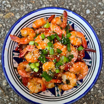CREVETTES SAUTÉES AUX PIMENTS À LA SICHUANAISE