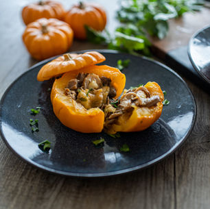 Courge Champignons, Beurre Miso 