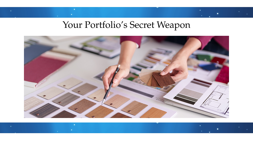 Your portfolio's secret weapon is the story behind your designs