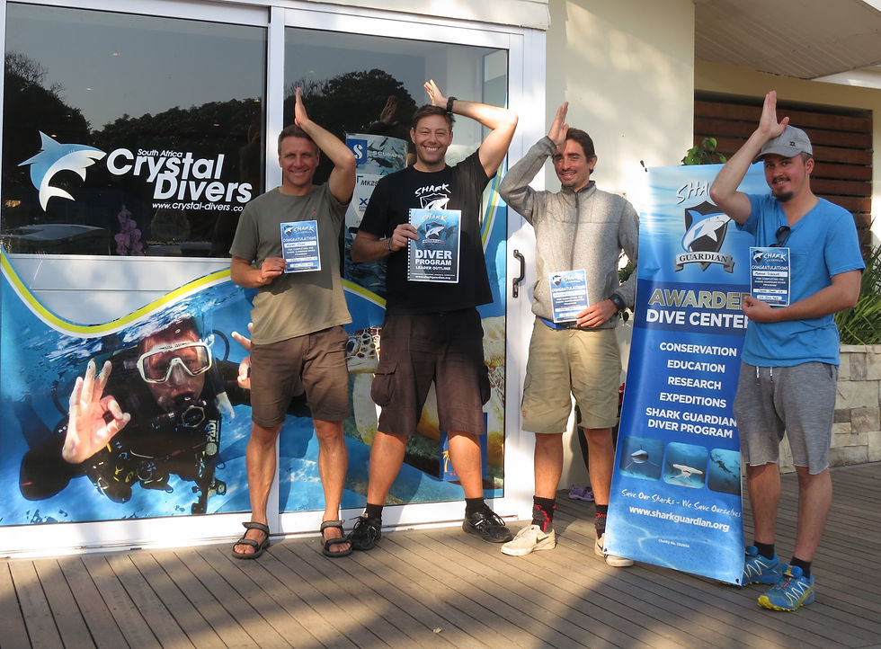 Dive shop in South Africa