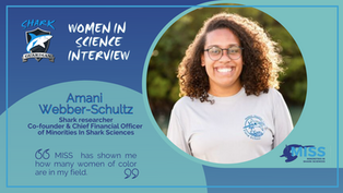 Shark Guardian’s Women in ScienceMinorities In Shark Sciences – Amani Webber-Schultz