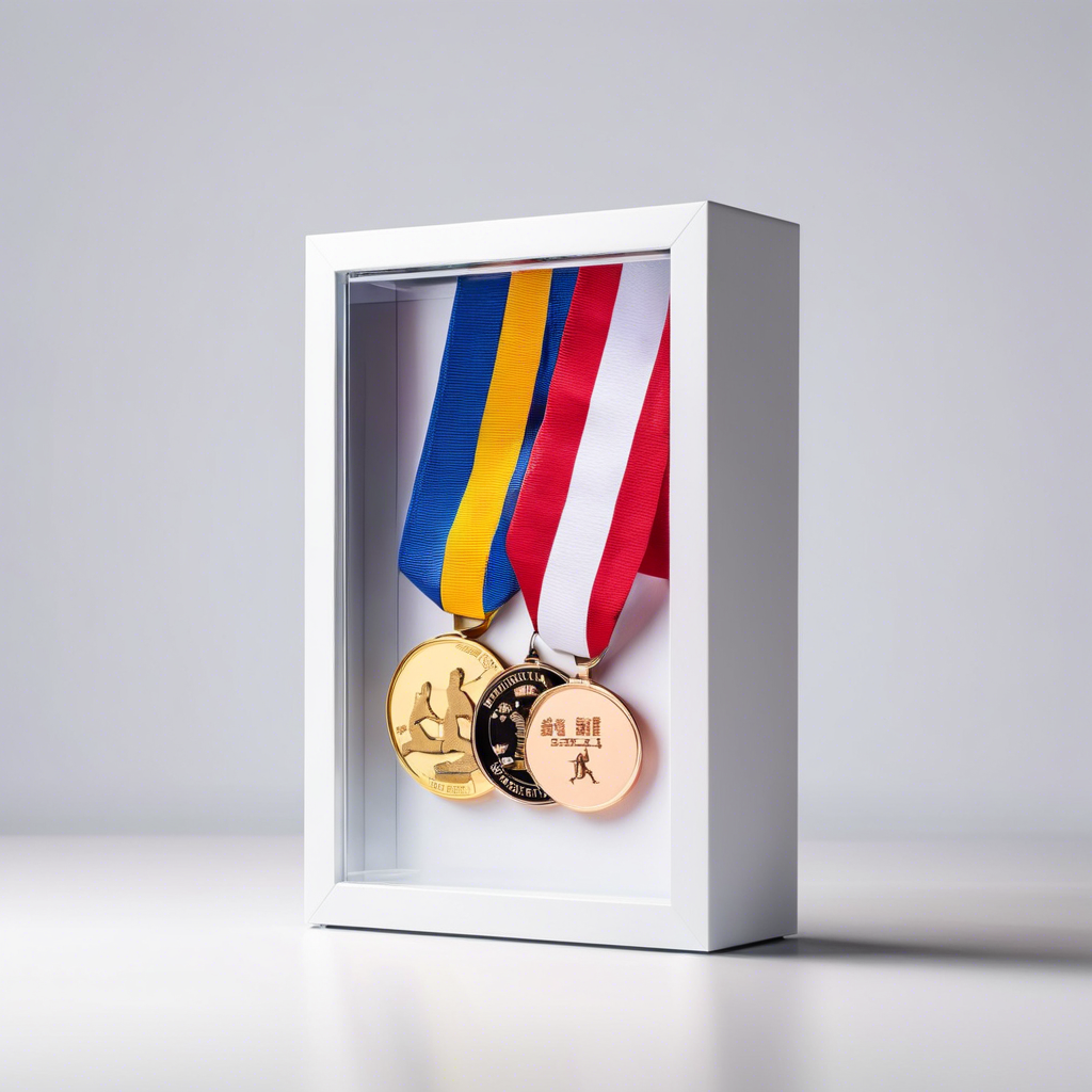 Karate Competition Medal Display Case