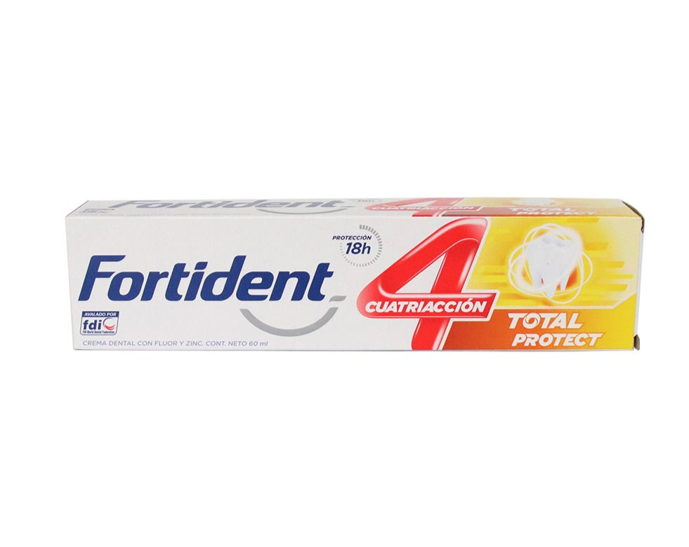 Crema Dental Fortiden Cuatriacción Total Protec x 60ml