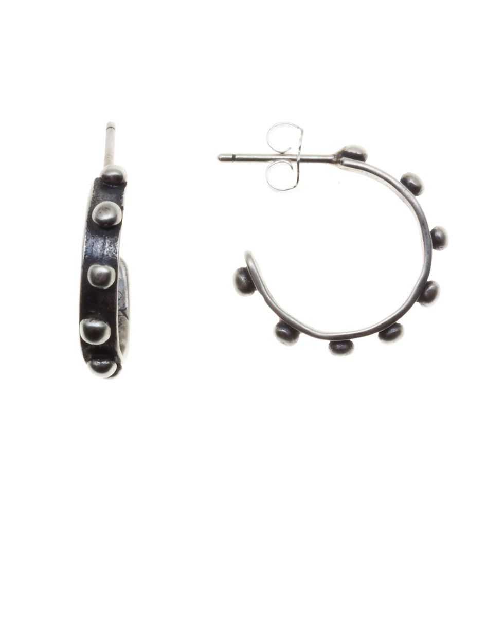 Small Pebble Hoops