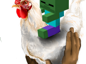 Celebrating Chicken Jockey