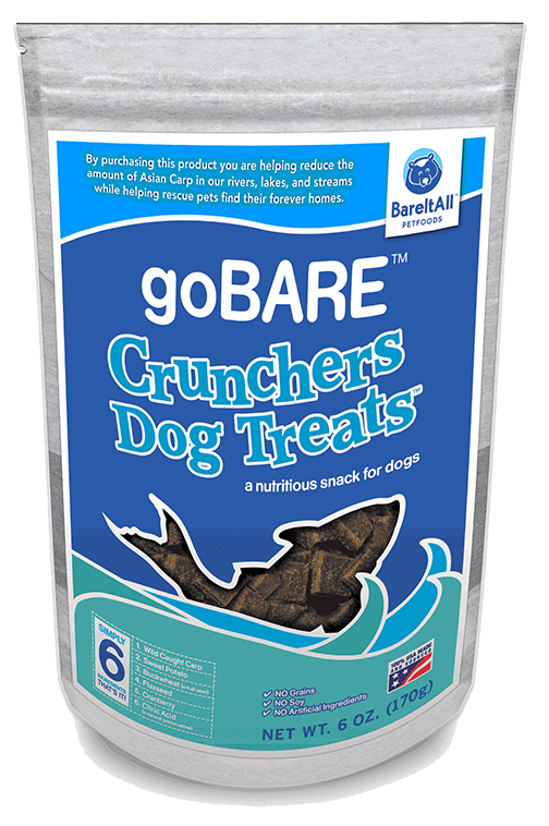 Asian carp top dog treats