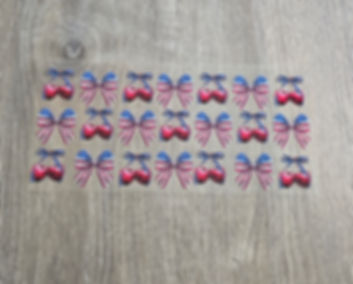 Red White and Blue 8 UVDT Cup Wrap