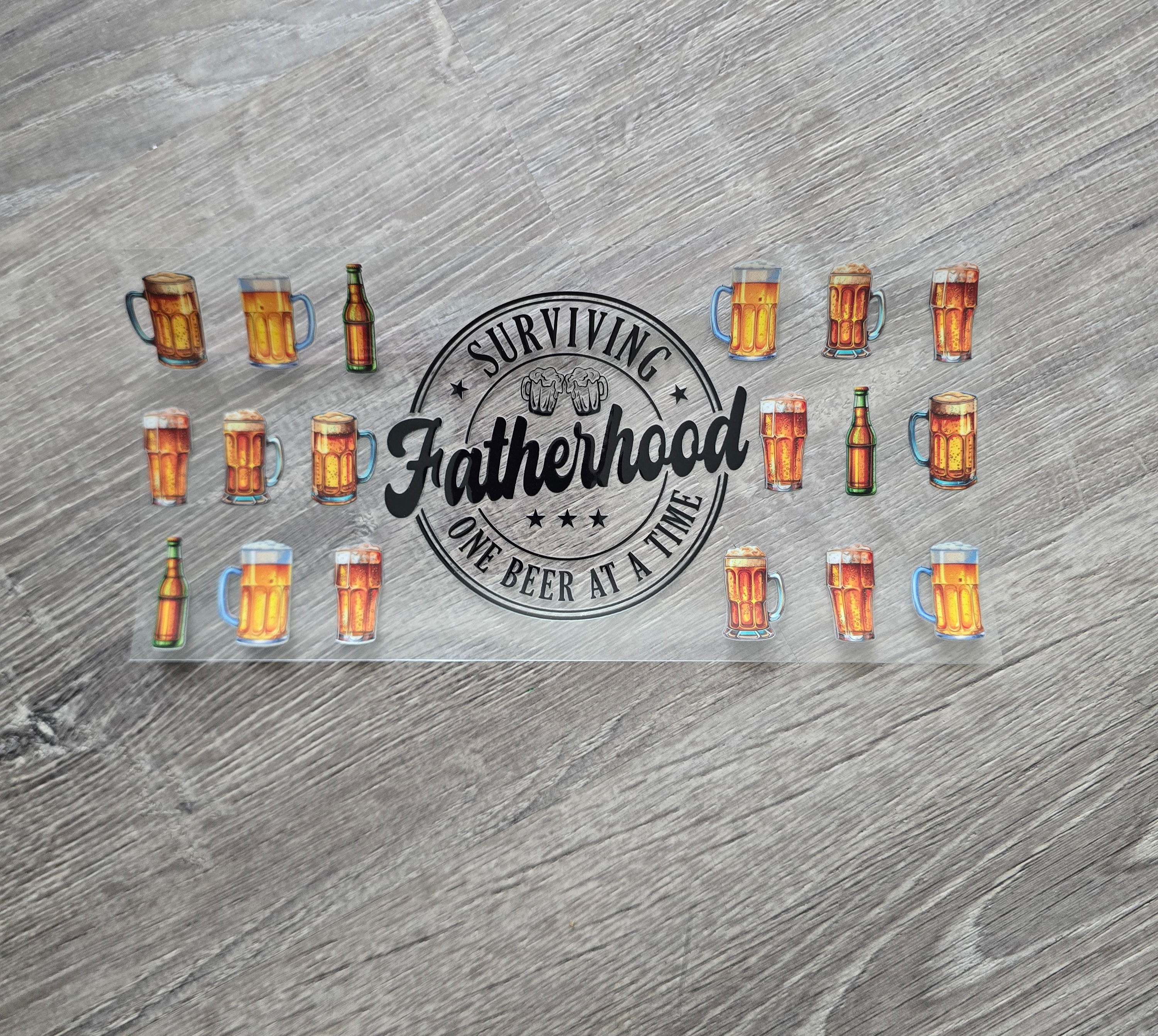 Beer 3 UVDTF Cup Wrap 