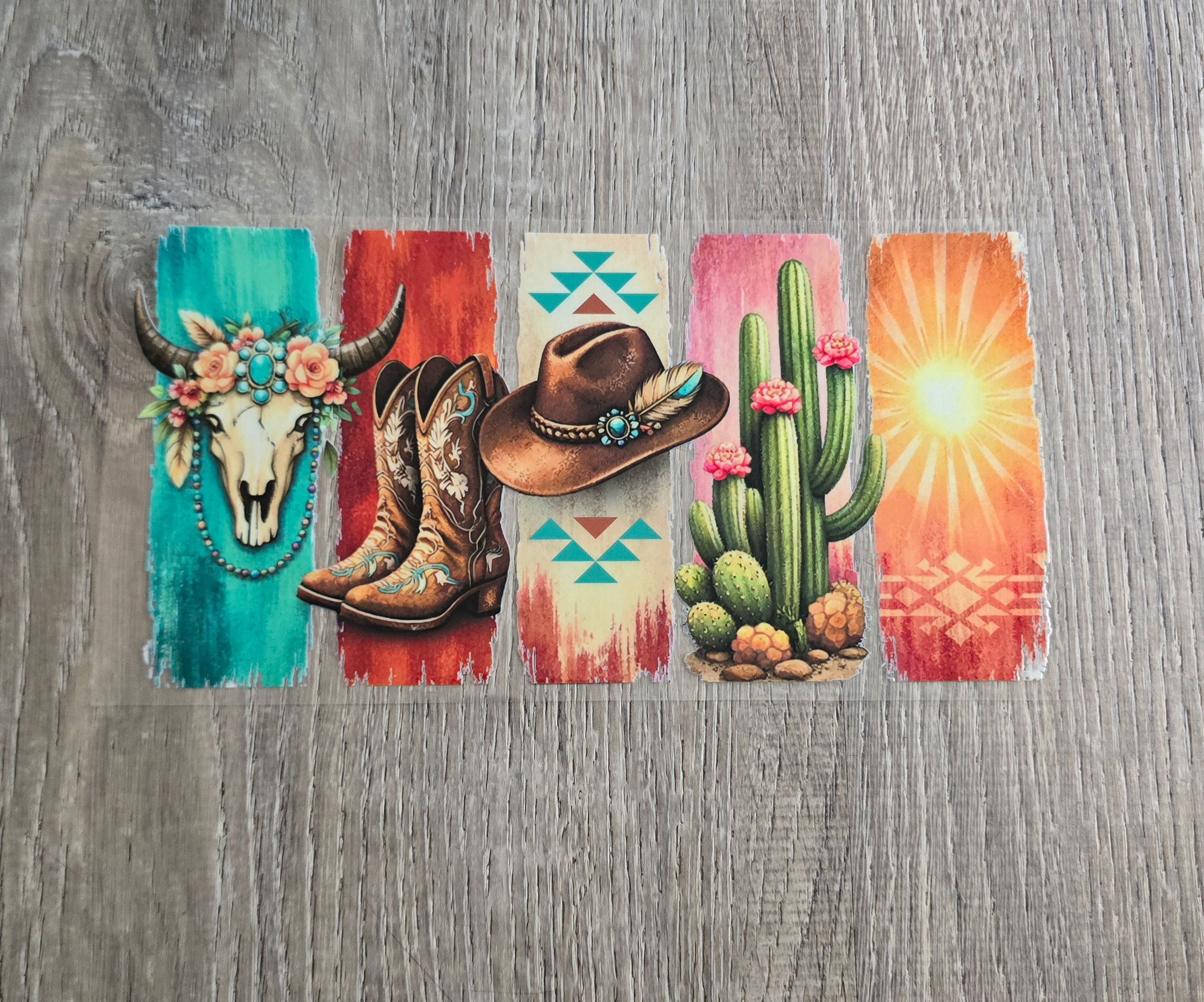 Western Brushstroke 1 UVDT Cup Wrap