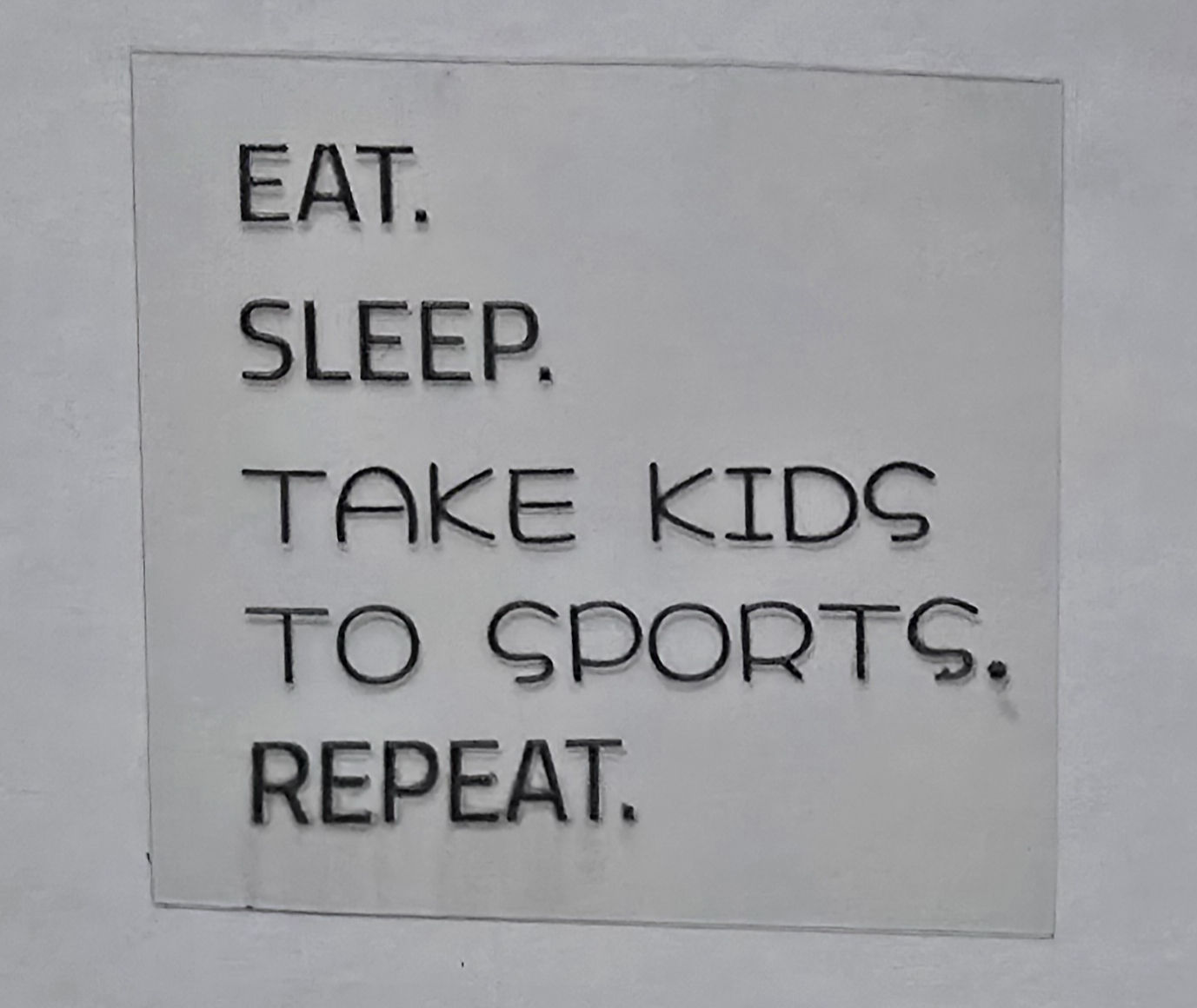 "Take Kids To Sports" UV DTF Decal