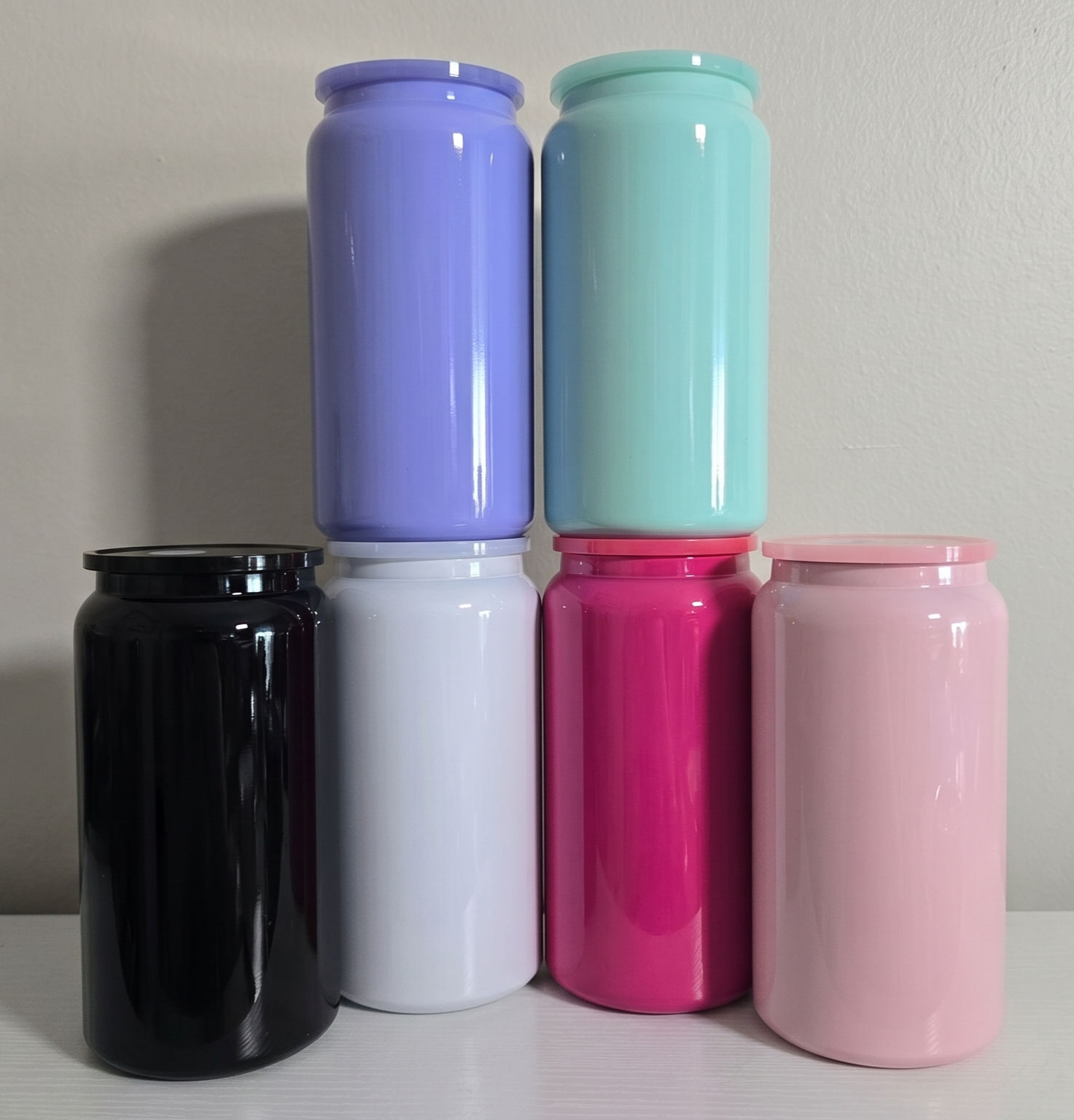 16oz Stainless Steel Straw Tumbler