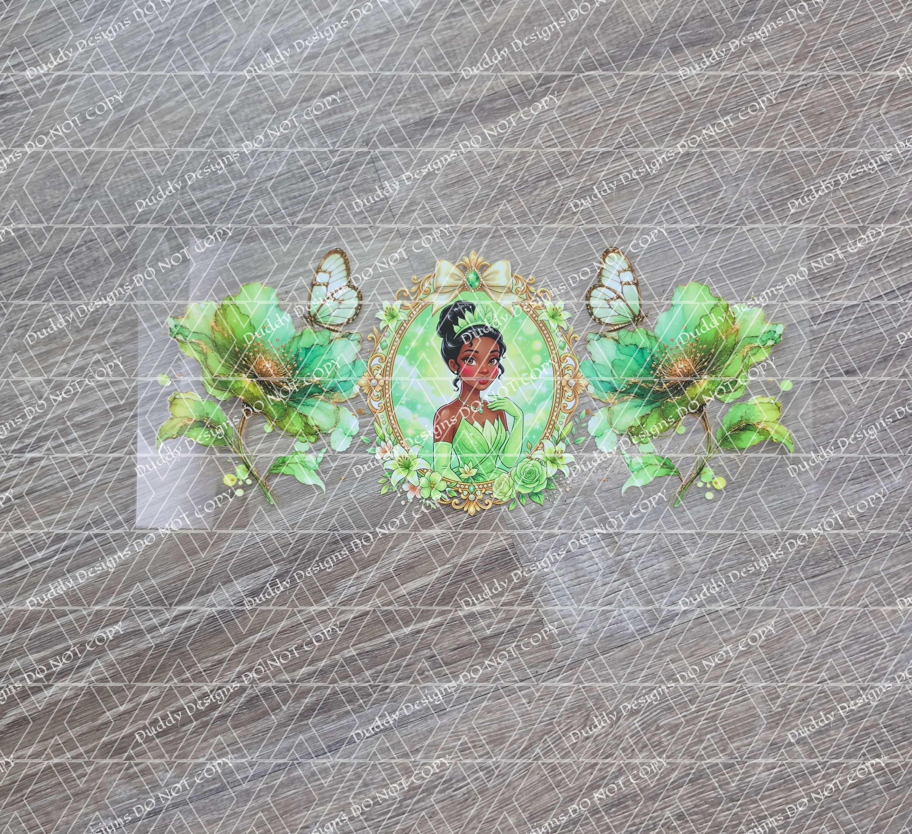 Green Princess Floral Cup Wrap